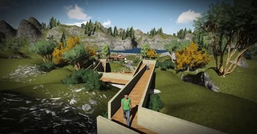Proyecto de espacio público rural, Villa Troyo